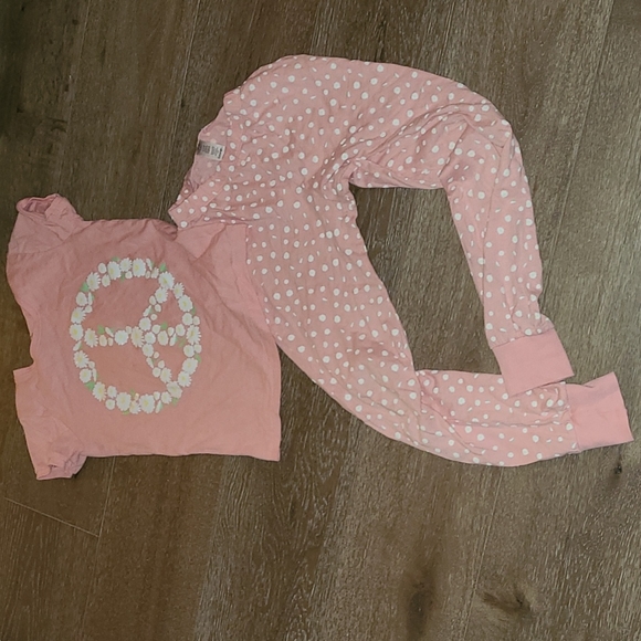 George Other - Short Sleeve Peach Polka dot Jammies